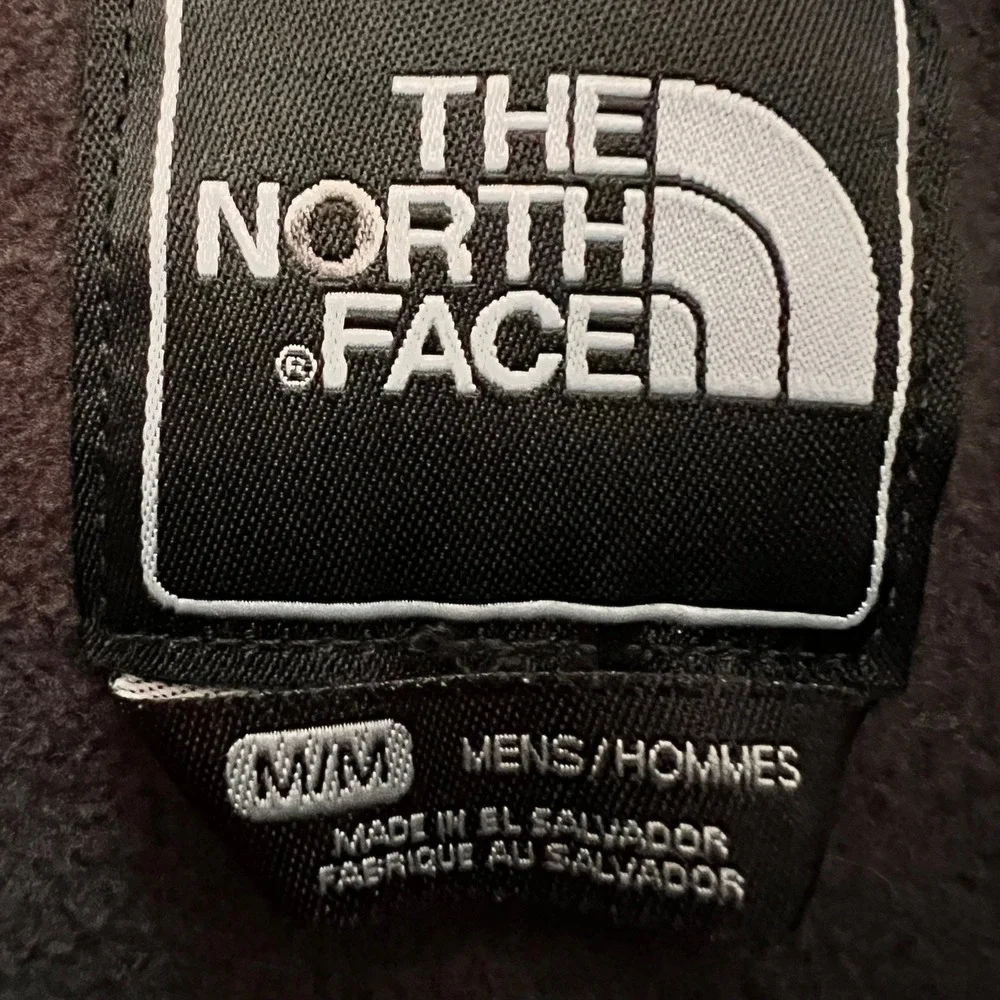 The North Face‎ Mens Denali Fleece Full Zip Jacket Black Hiking Cozy Size Medium